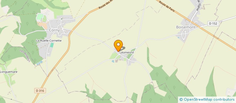 localisation de l'entreprise DE LA CROIX D'EPINE  FRENELLES-EN-VEXIN