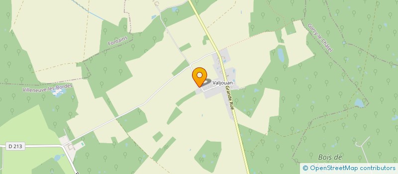 localisation de l'entreprise DE LA CROIX DE FER  VILLENEUVE-LES-BORDES