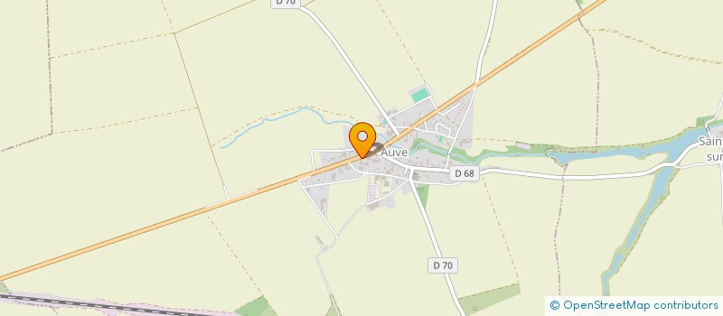 localisation de l'entreprise DE LA CROIX DU ROULIER à AUVE