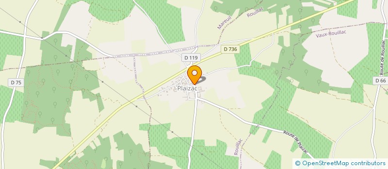 localisation de l'entreprise DE LA CROIX MARRON à ROUILLAC