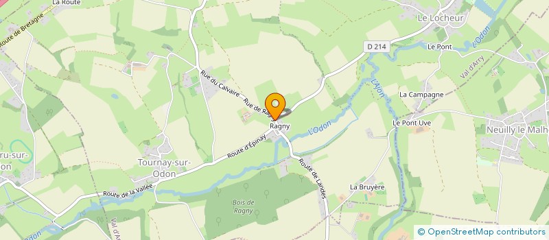 localisation de l'entreprise DE LA CROIX VERTE à VAL D'ARRY