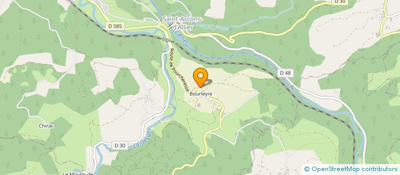 localisation de l'entreprise DE LA CROUZE à AUVERS