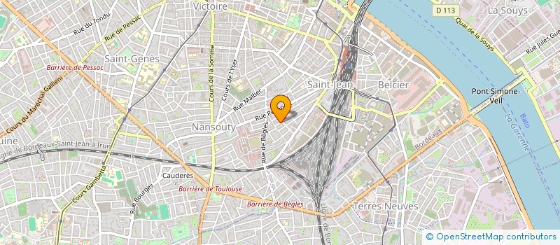 localisation de l'entreprise DE LA CULTURE AU PATRIMOINE  BORDEAUX