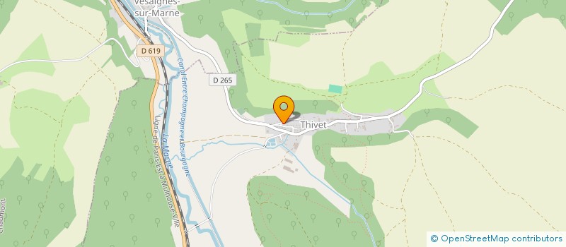 localisation de l'entreprise DE LA D'HUYDS à POULANGY