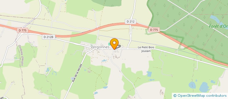 localisation de l'entreprise DE LA DELINAIE à OMBREE D'ANJOU