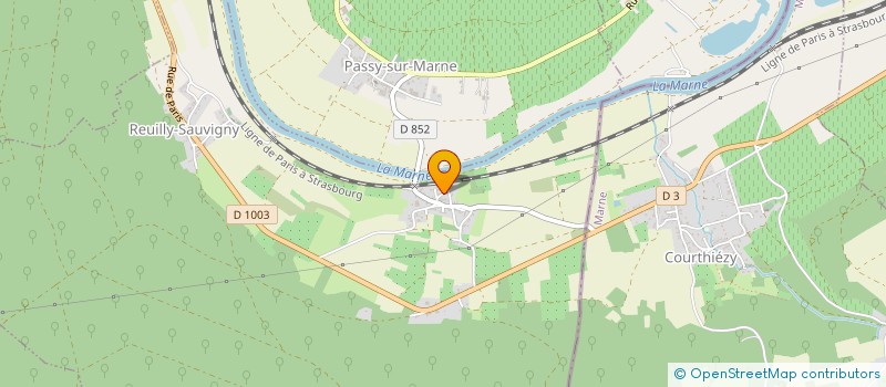 localisation de l'entreprise DE LA DHUYS  CONDE-EN-BRIE