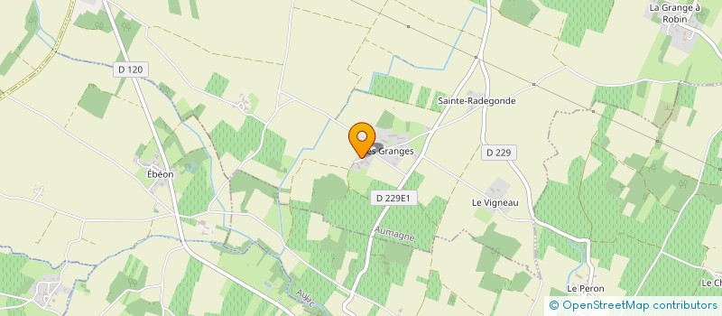 localisation de l'entreprise DE LA DOMINEE  AUMAGNE