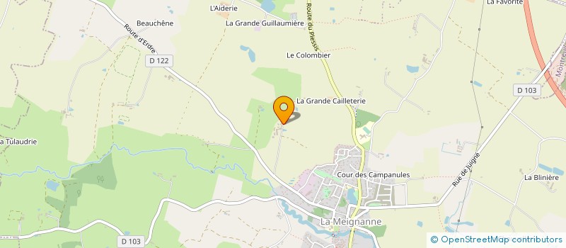 localisation de l'entreprise DE LA DOUABERIE à LONGUENEE-EN-ANJOU