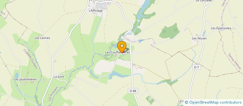 localisation de l'entreprise DE LA DOULAYE  MOUTIERS-SUR-LE-LAY