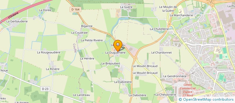 localisation de l'entreprise DE LA DUGUENIERE à ANCENIS-SAINT-GEREON