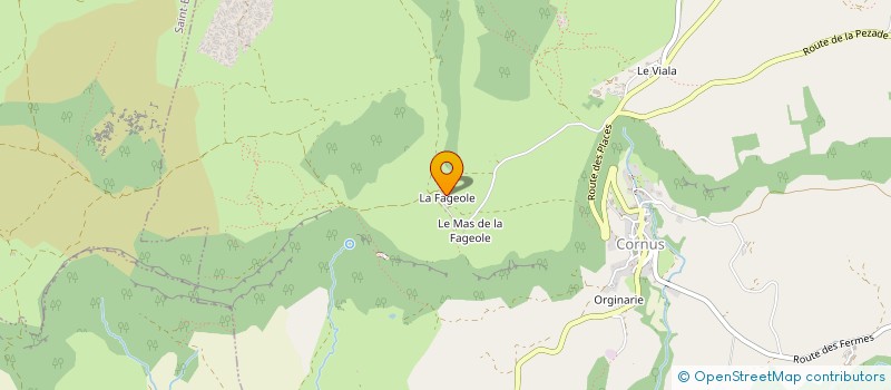 localisation de l'entreprise DE LA FAGEOLE  CORNUS