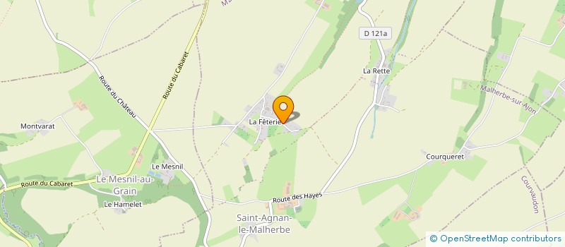 localisation de l'entreprise DE LA FAVERIE à SOULEUVRE EN BOCAGE