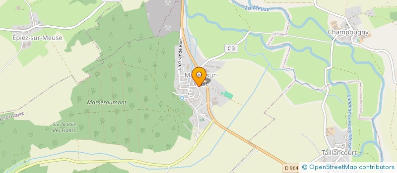 localisation de l'entreprise DE LA FAVROTTE à SAUVIGNY