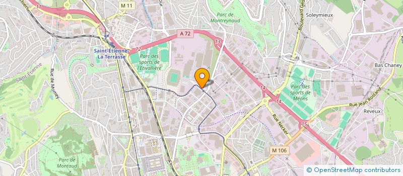 localisation de l'entreprise DE LA FERME AU QUARTIER à SAINT-ETIENNE