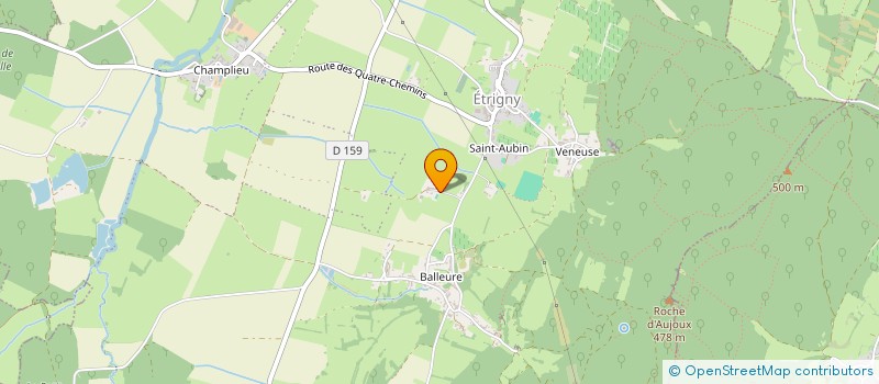 localisation de l'entreprise DE LA FERME DE CHATENAY  ETRIGNY