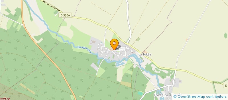 localisation de l'entreprise DE LA FERME DE FONTAINE  FONTAINE-CHAALIS