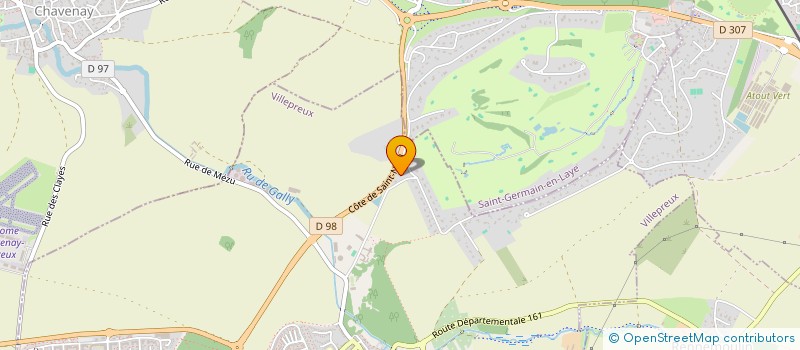 localisation de l'entreprise DE LA FERME DE GRAND MAISONS  VILLEPREUX