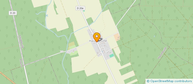 localisation de l'entreprise DE LA FERME DE L'ABBAYE  HAUTEFEUILLE