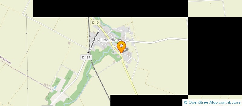 localisation de l'entreprise DE LA FERME DE SAINT NICOLAS  ALLIBAUDIERES