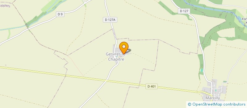 localisation de l'entreprise DE LA FERME DU CHAPITRE  GESVRES-LE-CHAPITRE