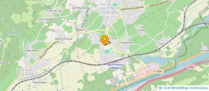 localisation de l'entreprise DE LA FIN DE LA LOUZA  SAINT-PIERRE-D'ALBIGNY