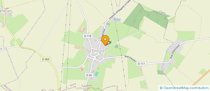 localisation de l'entreprise DE LA FLAQUE AU BOIS  ELINCOURT