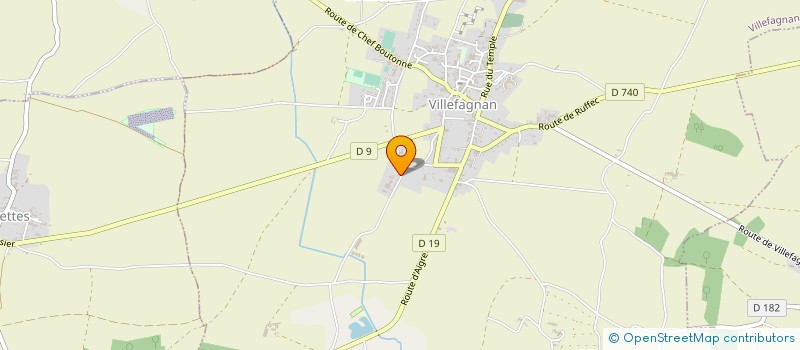 localisation de l'entreprise DE LA FONT à VILLEFAGNAN