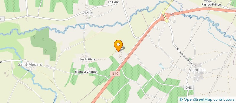 localisation de l'entreprise DE LA FONT GARNIER à BELLEVIGNE