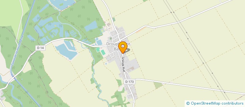 localisation de l'entreprise DE LA FONTAINE  RHEGES