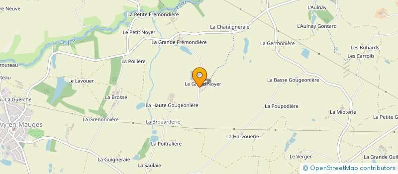localisation de l'entreprise DE LA FONTAINE  CHEMILLE-EN-ANJOU