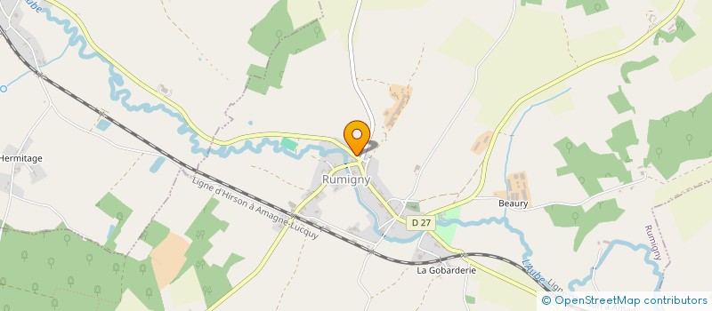 localisation de l'entreprise DE LA FONTAINE  PREZ