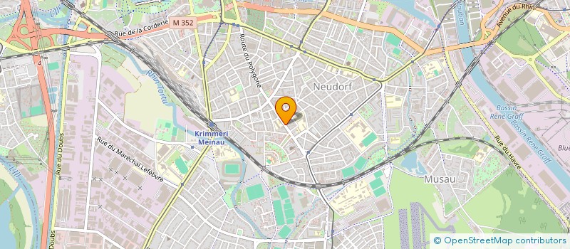 localisation de l'entreprise DE LA FOOD à STRASBOURG