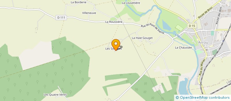 localisation de l'entreprise DE LA FORET à VALD'YERRE