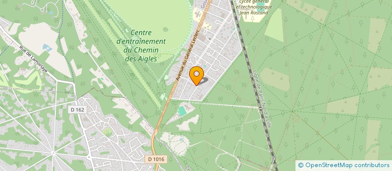 localisation de l'entreprise DE LA FORET  CHANTILLY