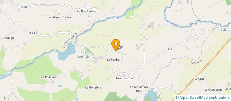 localisation de l'entreprise DE LA FORET à SAINT-BIHY