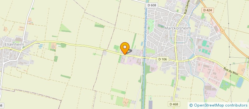 localisation de l'entreprise DE LA FORET  MARCKOLSHEIM