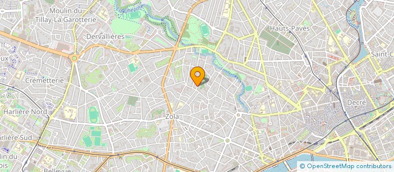 localisation de l'entreprise DE LA FORET  NANTES