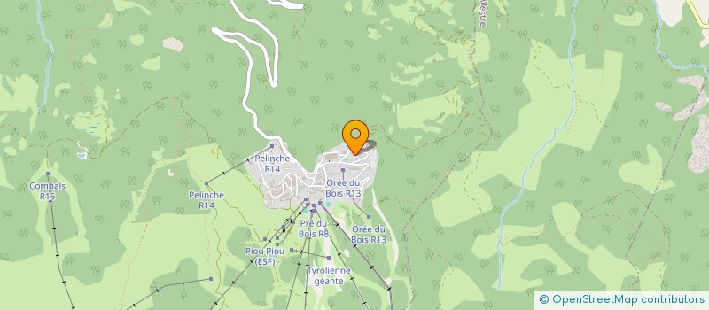 localisation de l'entreprise DE LA FORET BLANCHE  RISOUL