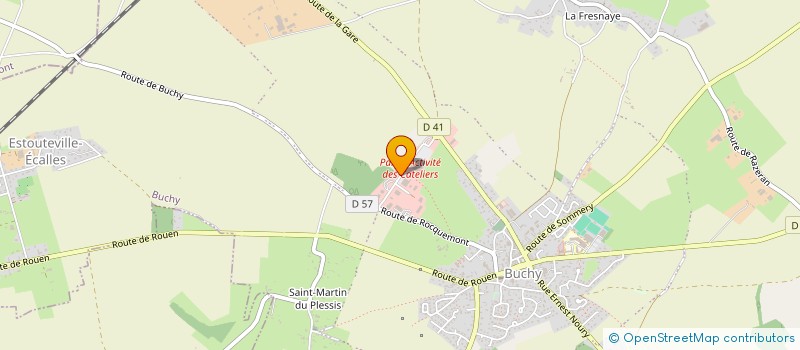 localisation de l'entreprise DE LA FORET EN BRAY HUMIDE  VIEUX-MANOIR