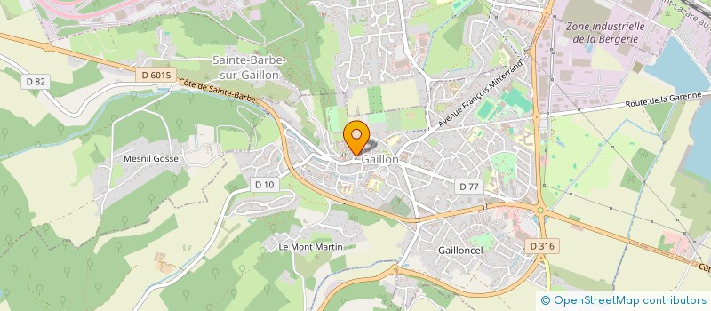 localisation de l'entreprise DE LA FORGE  GAILLON