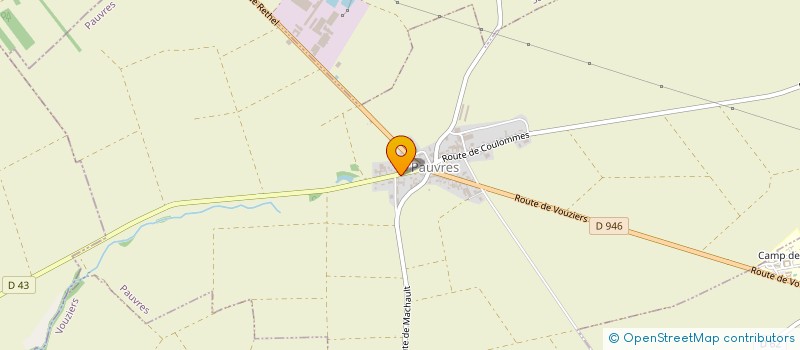 localisation de l'entreprise DE LA FORGE à PAUVRES