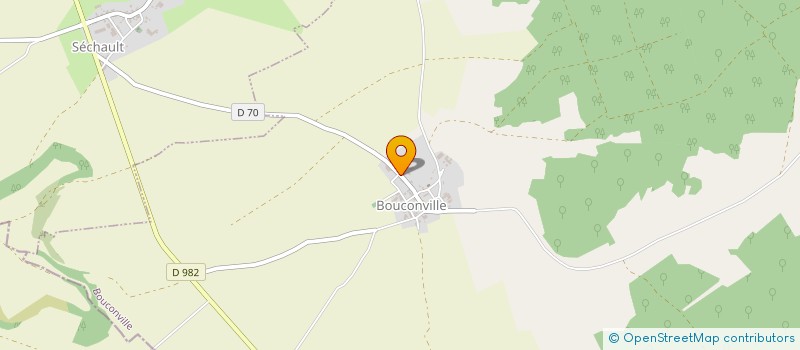 localisation de l'entreprise DE LA FOSSE BRUNIT  BOUCONVILLE