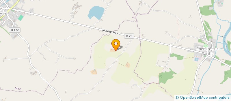 localisation de l'entreprise DE LA FOSSE NEUVE  LES HAUTS-D'ANJOU