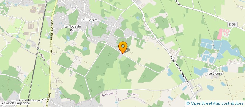 localisation de l'entreprise DE LA FOUDRIERE à CHALLANS