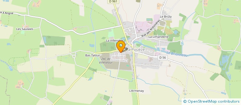 localisation de l'entreprise DE LA FOURNERIE à SAINT-CLEMENT-DE-LA-PLACE
