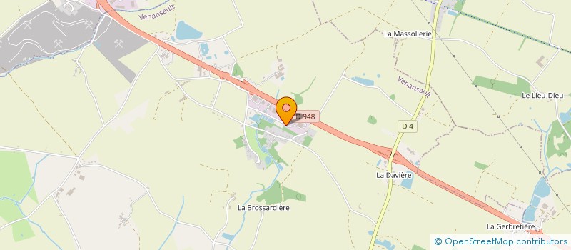 localisation de l'entreprise DE LA FRANCE  VENANSAULT