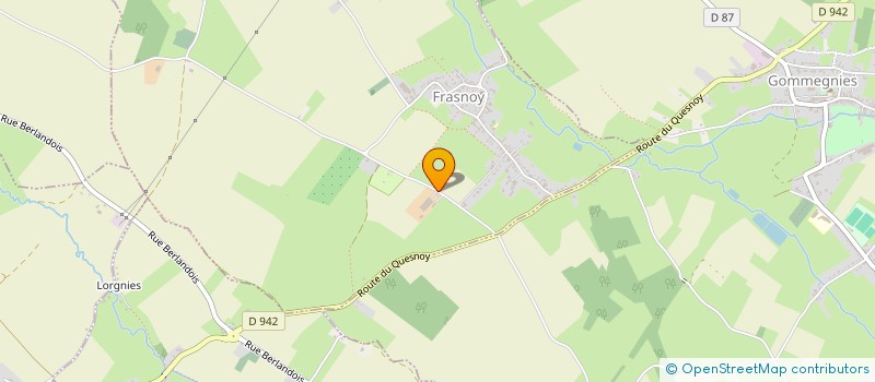 localisation de l'entreprise DE LA FRESNAIE à FRASNOY