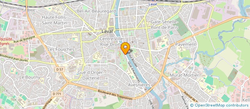 localisation de l'entreprise DE LA FUYE à LAVAL