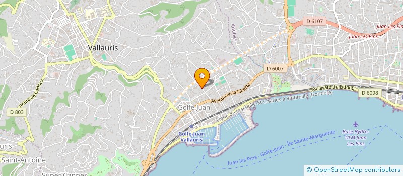 localisation de l'entreprise DE LA GABELLE à VALLAURIS