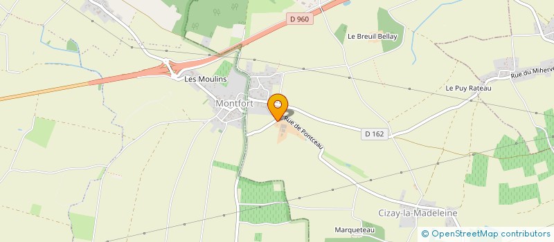 localisation de l'entreprise DE LA GAILLARDERIE à CIZAY-LA-MADELEINE